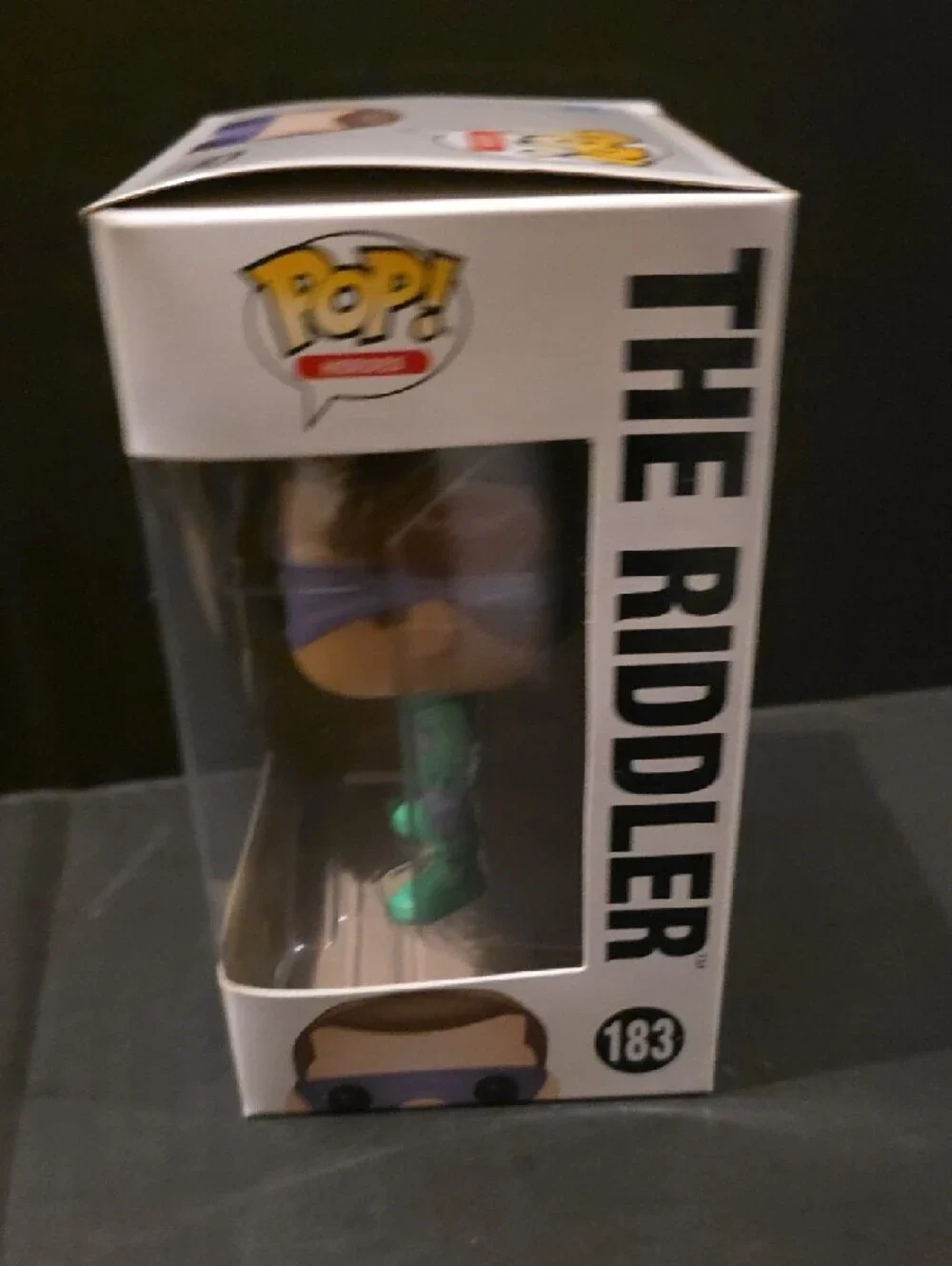 Funko Pop! The Riddler Batman Classic TV Series - Green & Purple Mask - Picture 3 of 6
